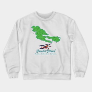 Pender Island British Columbia Canada Crewneck Sweatshirt